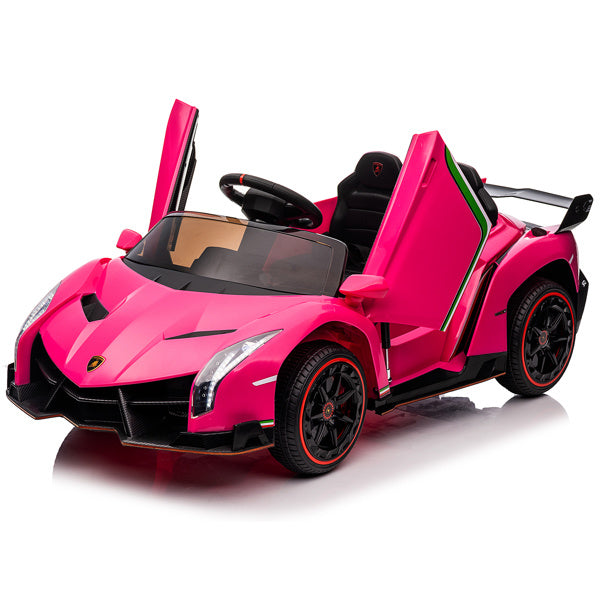 LEADZM Dual Drive 12.00V 4.5AH Roadster With 2.4G Remote Control Rose Veneno