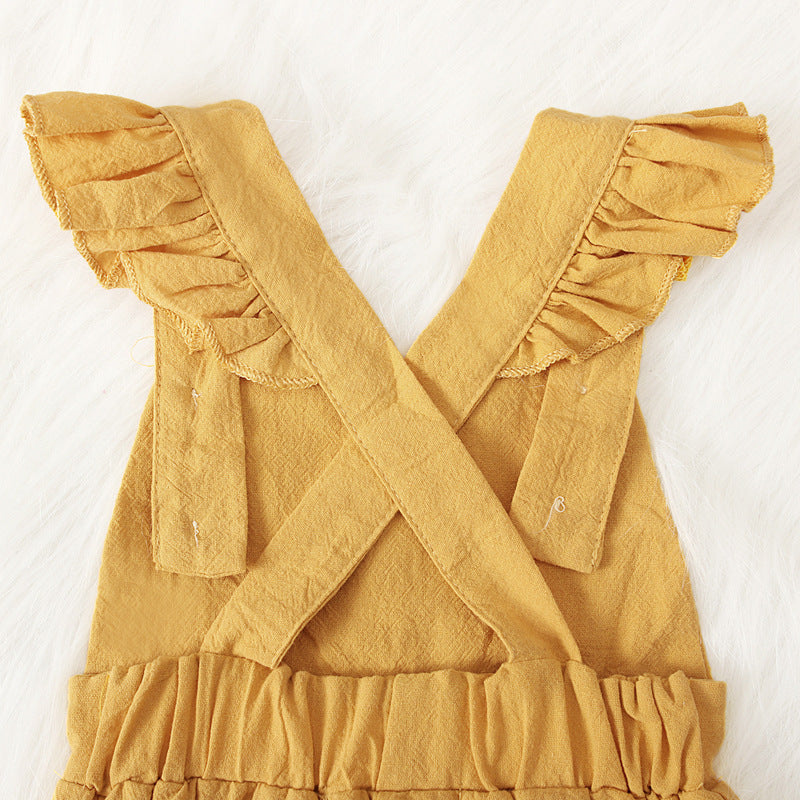 Solid color jumpsuit