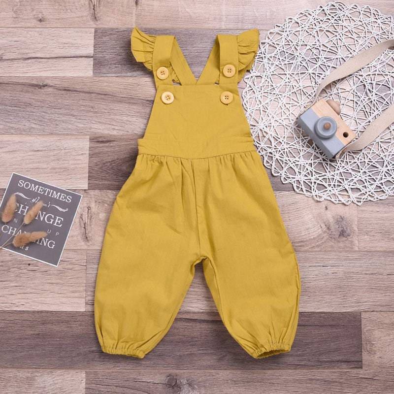 Solid color jumpsuit