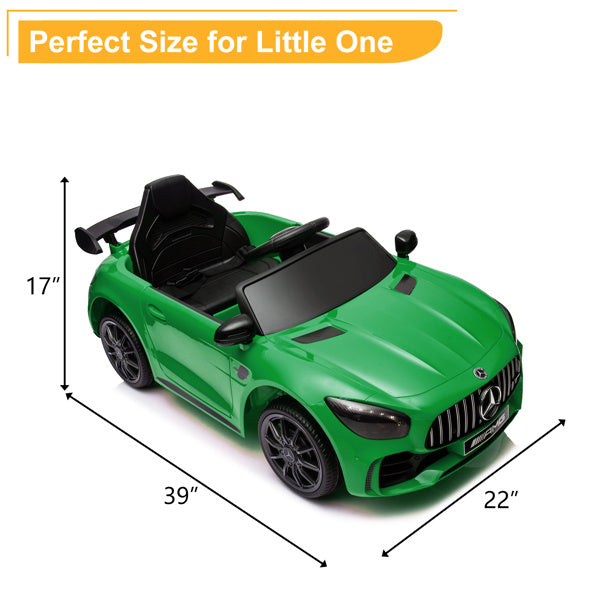 Mercedes-Benz Dual Drive 12.00 4.5Ah Roadster With 2.4G Remote Control Green AMG GTR