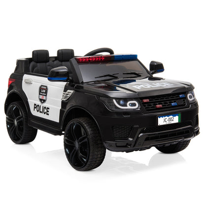 JC002 Police Car Dual Drive 30Wx2 Battery 12V 7AHx1 With Remote Control With Microphone