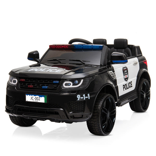 JC002 Police Car Dual Drive 30Wx2 Battery 12V 7AHx1 With Remote Control With Microphone