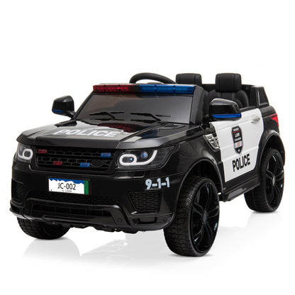 JC002 Police Car Dual Drive 30Wx2 Battery 12V 7AHx1 With Remote Control With Microphone