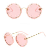 Round Frame Metal Sunglasses