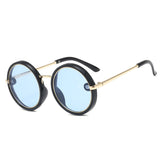 Round Frame Metal Sunglasses