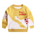 Children's Autumn And Winter New Double-layer Cotton Sweater