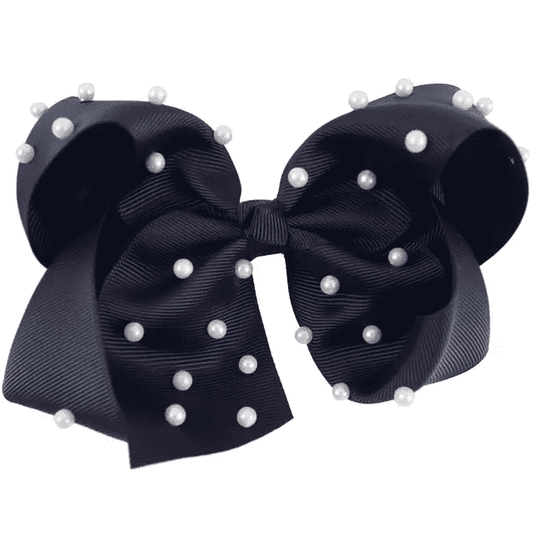 Black Pearl Hair Bow