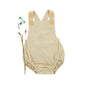 Solid Color Linen Bodysuit