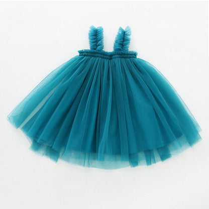 Children's Sling Dress Princess Tutu Skirt Mesh Skirt