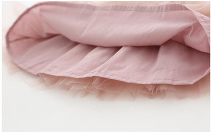 Children's Sling Dress Princess Tutu Skirt Mesh Skirt