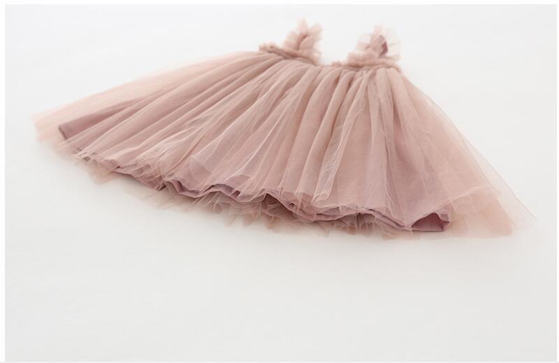 Children's Sling Dress Princess Tutu Skirt Mesh Skirt