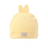 Cute Kids Hat Cap with Bibs Candy Solid Colors Boys Girls Baby Beanies Hats Cotton Born Baby Hat