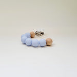 Blue Pop Pacifier Clip