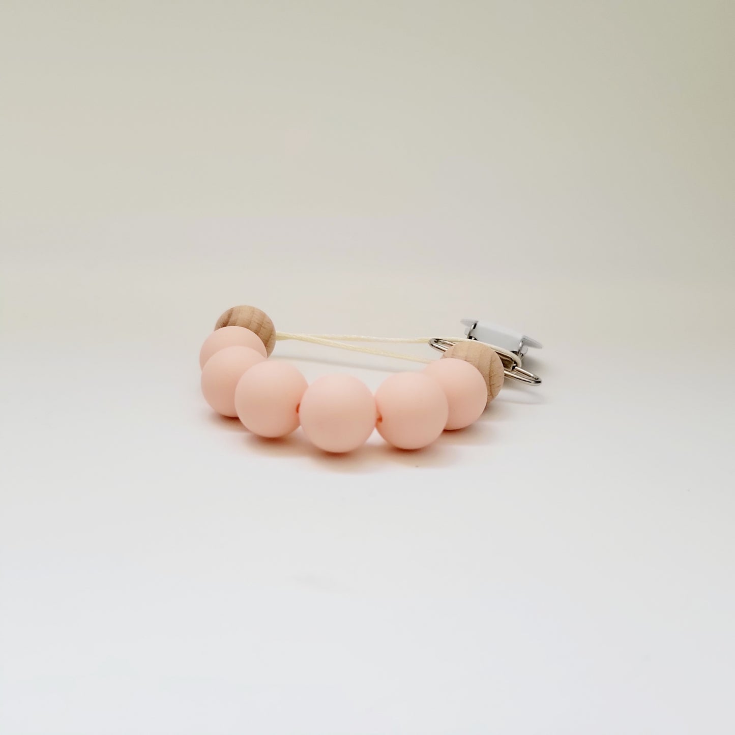 Light Pink Pop Pacifier Clip