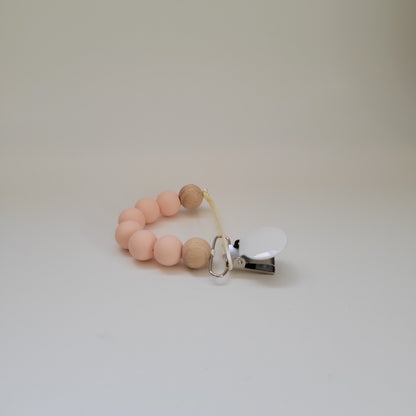 Light Pink Pop Pacifier Clip