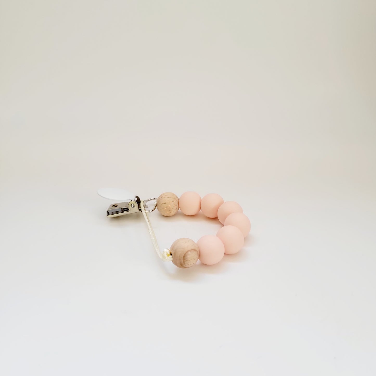 Light Pink Pop Pacifier Clip