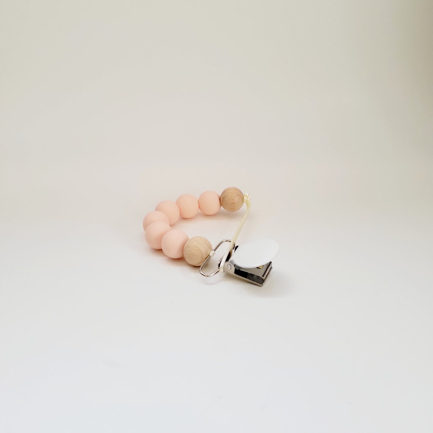 Light Pink Pop Pacifier Clip