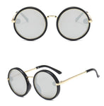 Round Frame Metal Sunglasses