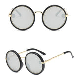 Round Frame Metal Sunglasses