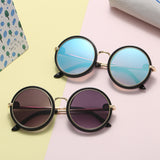 Round Frame Metal Sunglasses