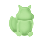 Squirrel Silicone Feeding Set Green