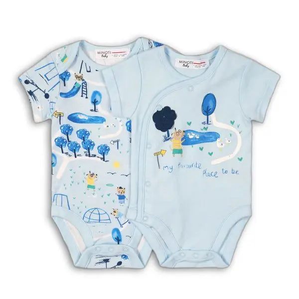 Park Organic 2Pk Onesie Funske