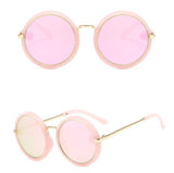 Round Frame Metal Sunglasses