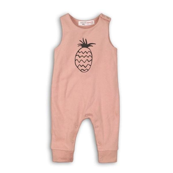 Center Pineapple Organic Romper