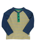 Toddler Yellow & Navy Stripe T-Shirt
