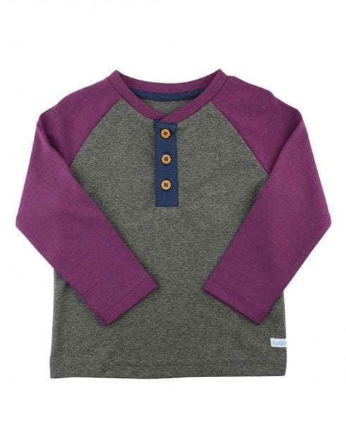 Toddler Gray & Plum T-Shirt