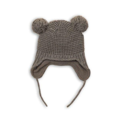 Gray Knitted Hat