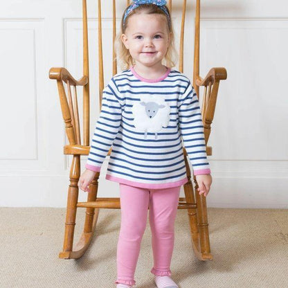 Mini Frill Organic Leggings