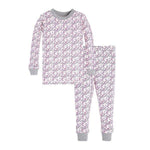Micro Cross Stitch Organic Girls Pajama