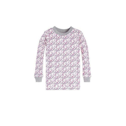 Micro Cross Stitch Organic Girls Pajama