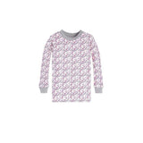 Micro Cross Stitch Organic Girls Pajama