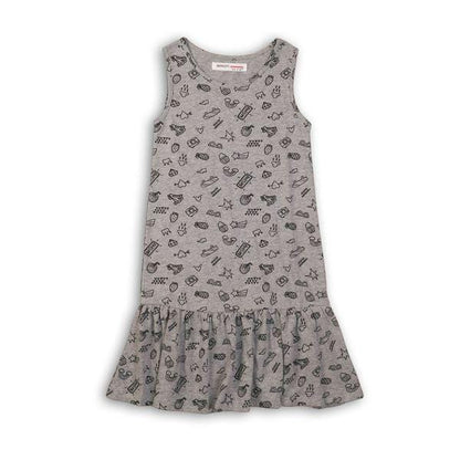Festive Gray Dress