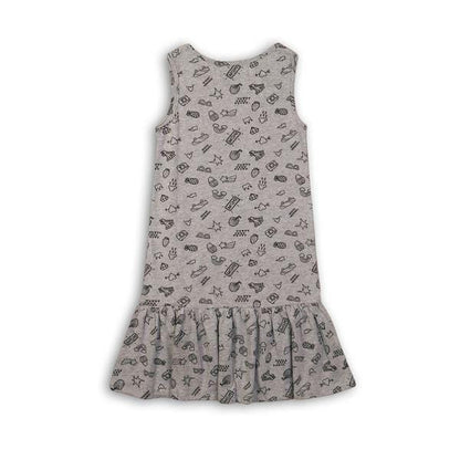 Festive Gray Dress