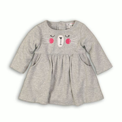 Bunny Long Sleeve Organic Dress