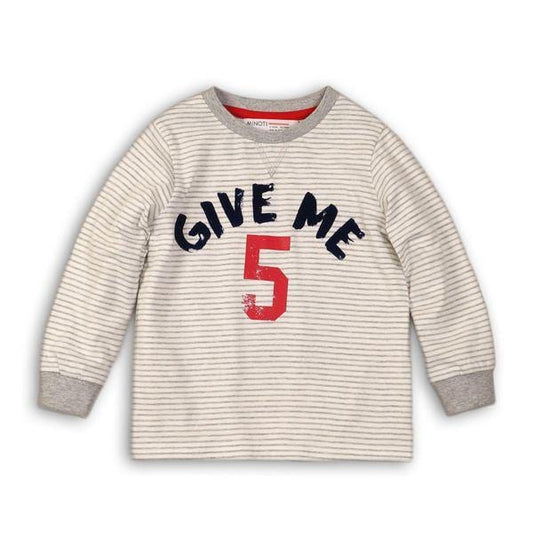 Gray Stripes High 5 Boys Sweatshirt