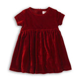 Toddler Red Velvet Dress