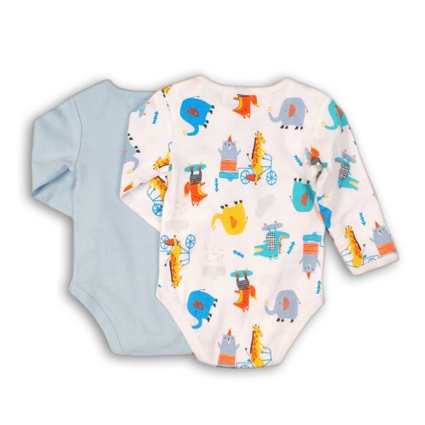 Happy Times 2 Pk Organic Onesie