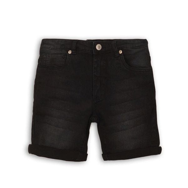 Boys Black Jean Shorts