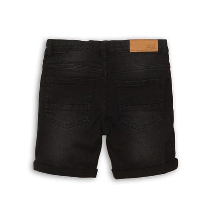 Boys Black Jean Shorts